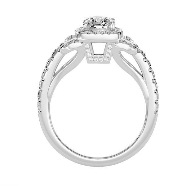 Halo ring – Diamants Northern Lights
